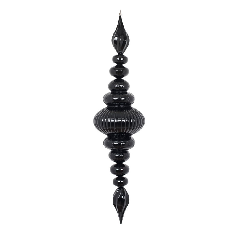 Ornement faîteau de Noël, Noir