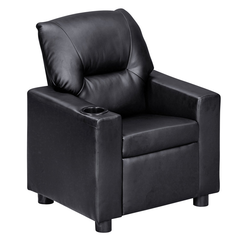 Oakley Kids Recliner Vegan Leather Onyx, Black