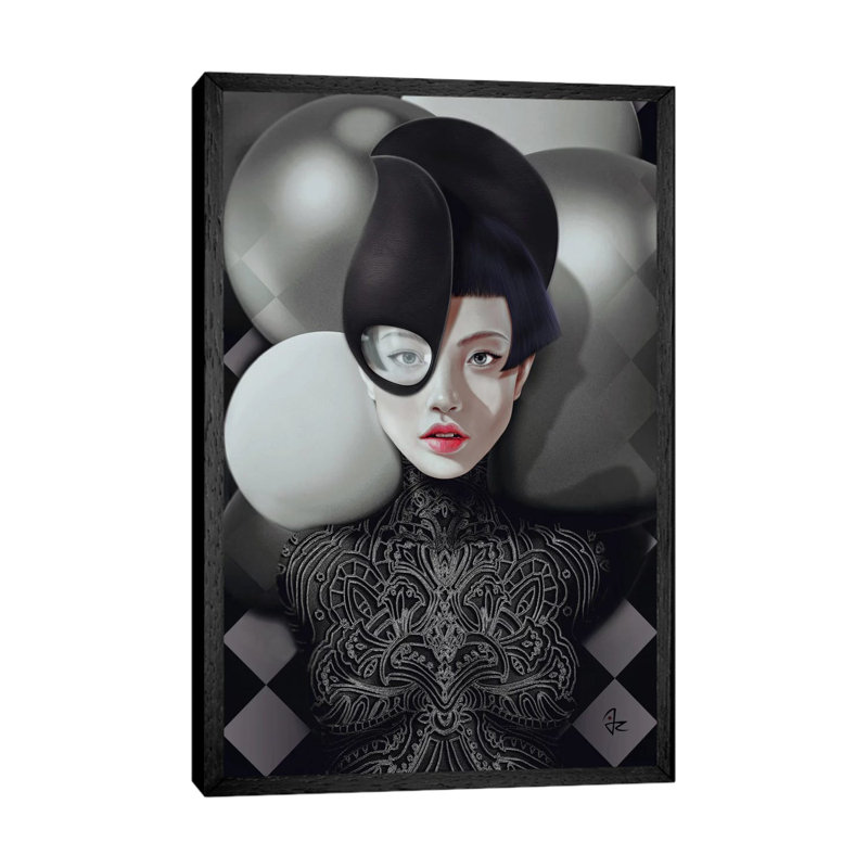 Atmosphere 1 Piece Wall Art on Canvas, 152.5 cm H x 101.5 cm W, Black Framed Canvas