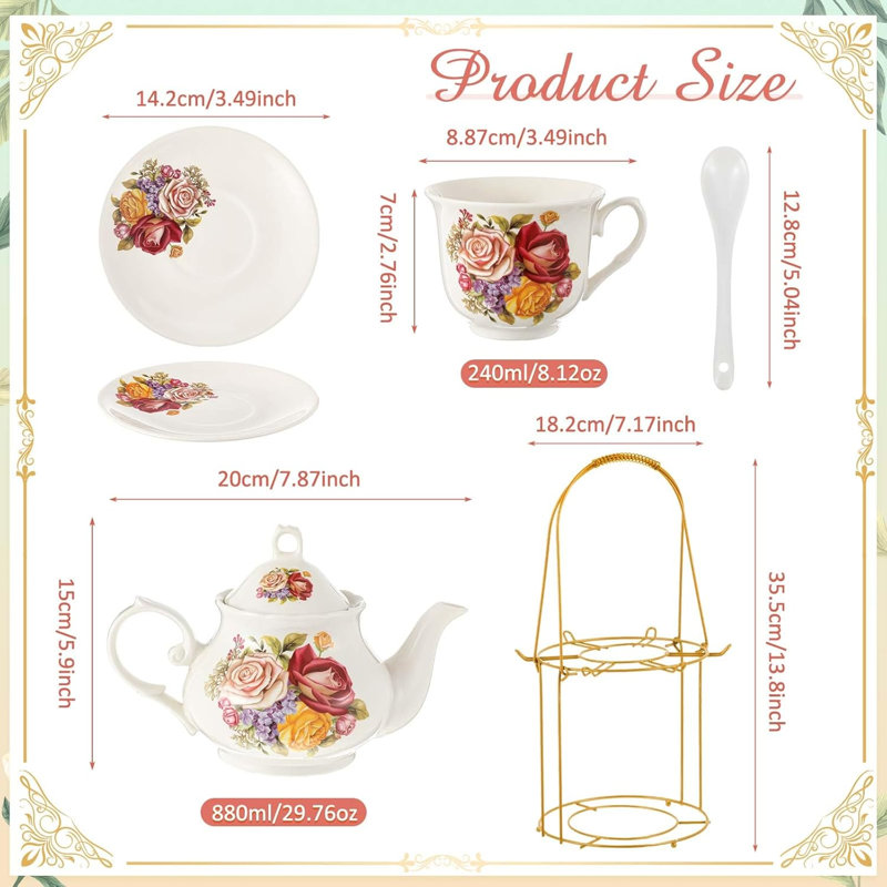 Ceramic tea set