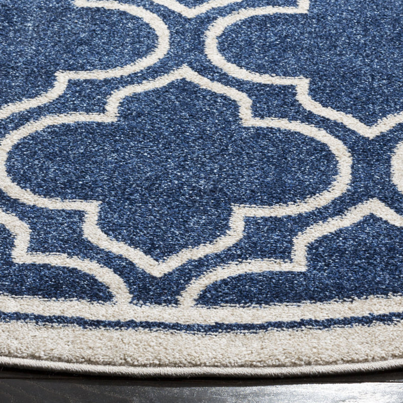 Amherst Performance Geometric Rug, Round 7'