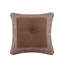 Weston 18" Square Decorative Throw Pillow Terracotta