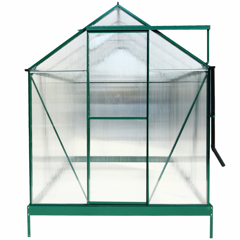 Greenhouse, Green, 96.8" H x 75.2" W x 99.2" D