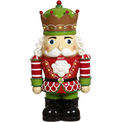 King Nutcracker With Lights - 18.5 Inches