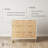 Yelton 3-Drawer Dresser For Bedroom With Metal Legs-111097611