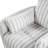Luxurious Corduroy Upholstered Swivel Glider Reclining Chair With Matching Pillows For Modern Living Rooms