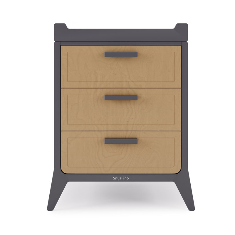 Changing Table, Dark Grey/Natural