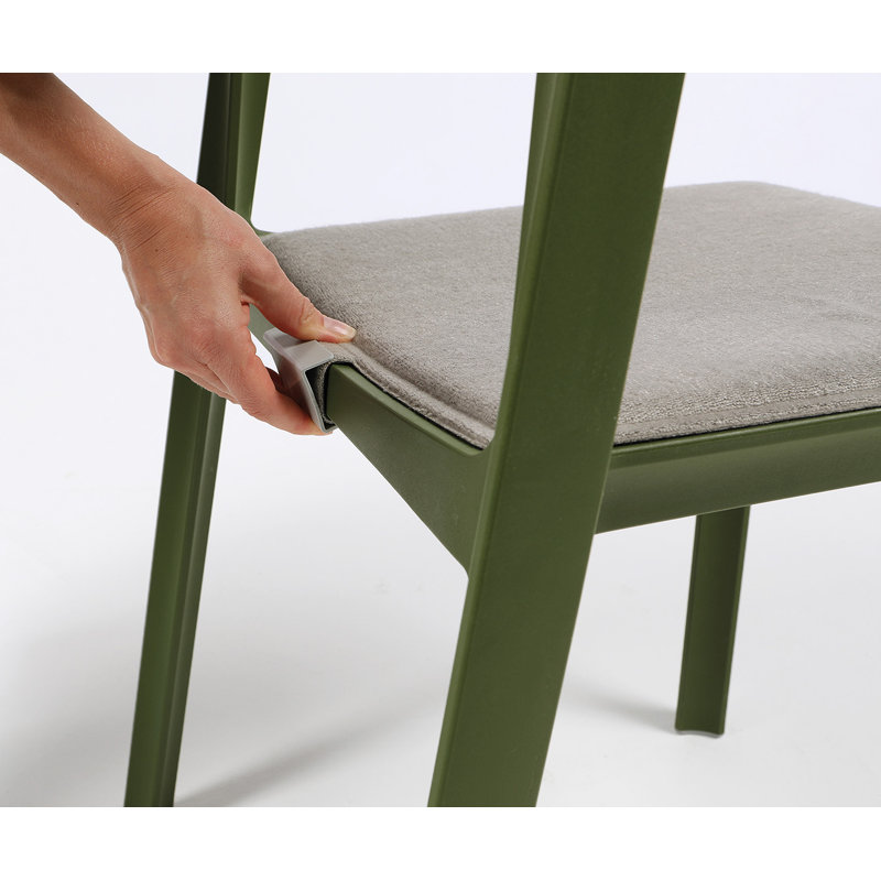 Trill Outdoor Dining Side Chair, Agave