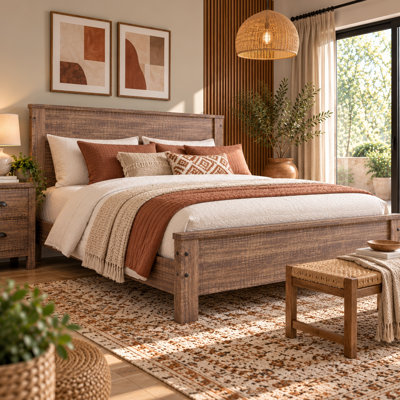 Solid Wood Bed Frame