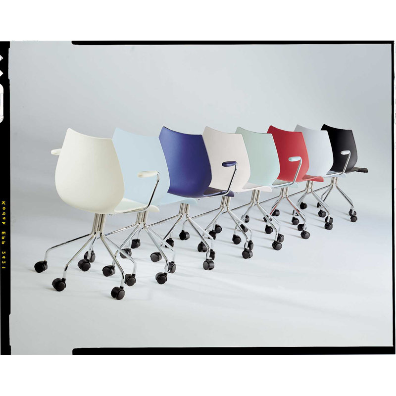 Maui Swivel Task Chair, Anthracite