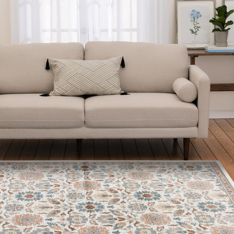  Tapis beige Tessa Oyster, 7 pi 10 po x 9 pi 10 po