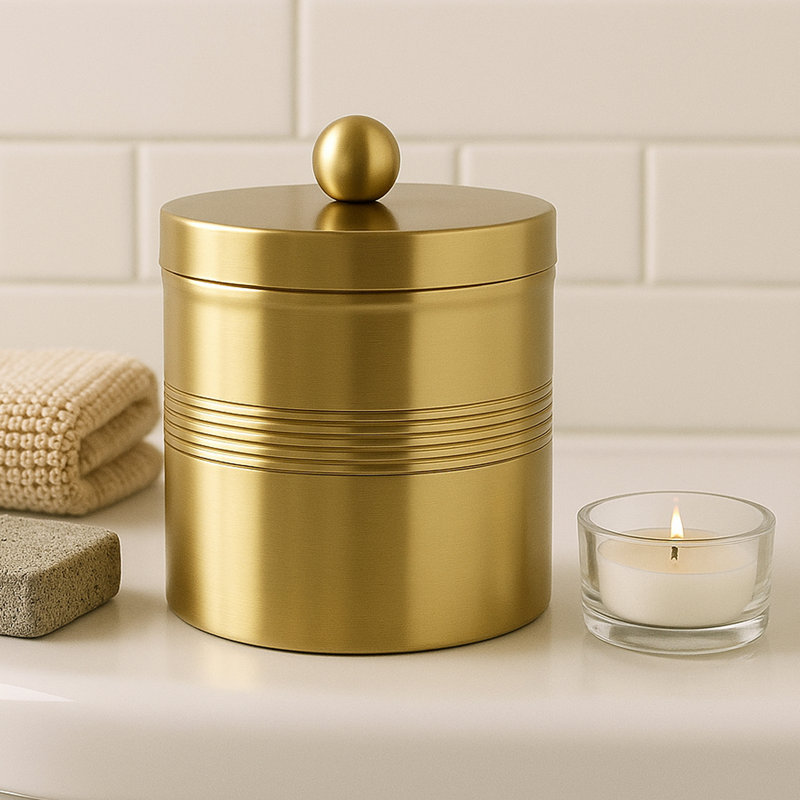 Pot de rangement en coton Jewel