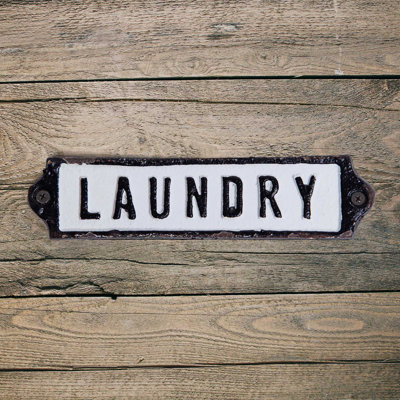 Laundry Door Sign Wall Decor