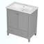 Ensemble de meuble-lavabo simple 18 po avec plateau Shritan-1590492589