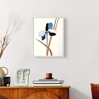 Série FLORAL Dxxiv - reproduction encadrée de qualité supérieure - prête à être accrochée - aucun clou requis