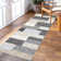 Geometric Machine Washable Area Rug with Rubber Backing for Living Room Plaid Non-Slip Rug Modern Indoor Carpet Non-Shedding Rug for Bedroom Dining Room Hallway Kitchen Office Playroom Nursery