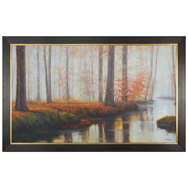 Autumn Creek Bank Print