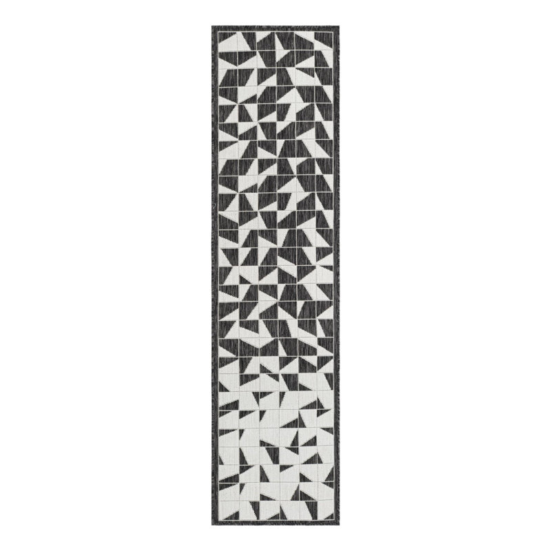 Tapis intérieur / extérieur d'extérieur moderne, Tapis de couloir 2 pi x 8 pi