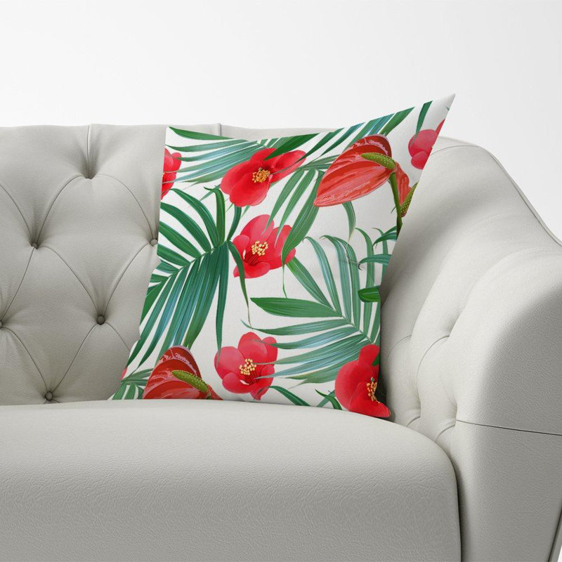 Debden Floral Square Cushion