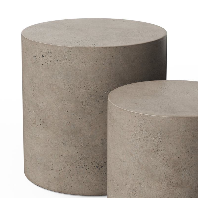 Mixx 2 Piece Nesting Tables, Gray