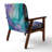 Berdahl Marble Upholstered Armchair-424907467-463376192
