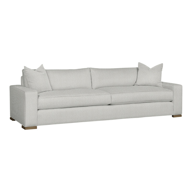 Paxton 109" Two Seat Extended Sofa, Callaloo Cotton, Hampton