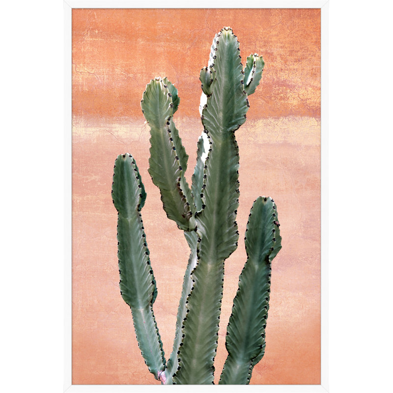 Orange Cacti 1 Print by Nathan Turner