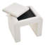 46cm Wide U-Shaped Solid Colour Footstool Ottoman-474650305-474650366