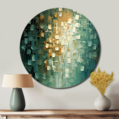 Lipford - Reproduction d'art abstrait en métal rond
