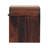 16" Walnut Solid Wood One Drawer Nightstand