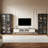 68.9'' Tall Storage Cabinet with Doors, 8-Tier Accent Cabinet with Adjustable Shelves-36304608