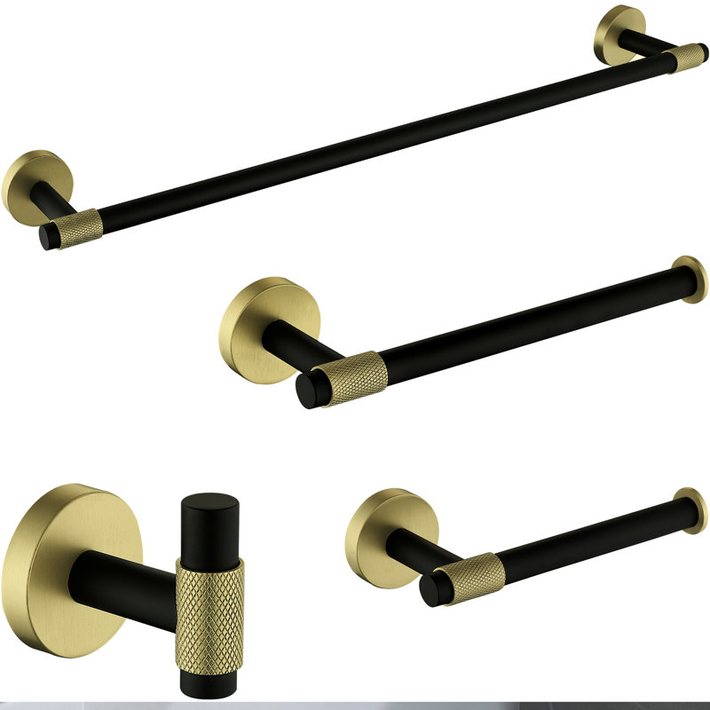 4 - Piece Bathroom Hardware Set