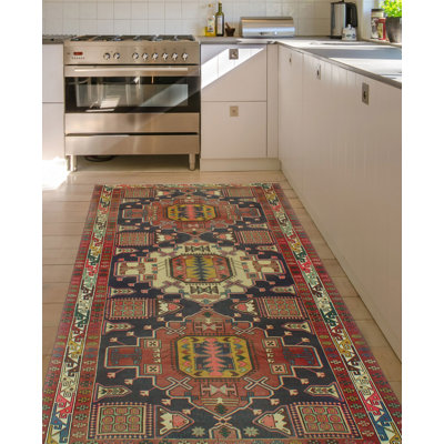 One-of-a-Kind 5' X 9' New Age Wool Area Rug in