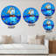 Voilier arrivant dans un ciel bleu - horloge murale traditionnelle-59914293