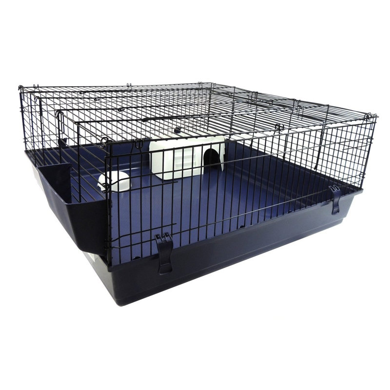 Rabbit & Guinea Pig Cage 100cm – Indoor Square Enclosure | Little Friends