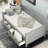Twin Size Daybed With 2 Large Drawers, X-Shaped Frame, Modern And Rustic Casual Style Daybed, Gray