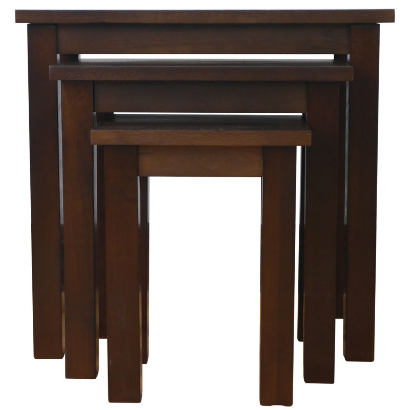 Salford Solid Wood Nesting Tables, Espresso