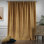 Extra Long and Extra Wide Solid Luxury Matte Velvet Single Curtain Panel