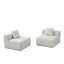 Canapé modulaire en chenille avec 2 coussins, conception modulaire symétrique pour des sièges polyvalents et confortables dans n'importe quelle pièce-273320948