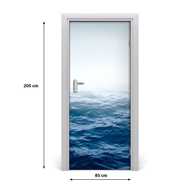 Sea ​​waves Door Decal
