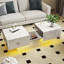 Table basse avec plateau coulissant, table centrale avec compartiment de rangement caché, table extensible pour le salon