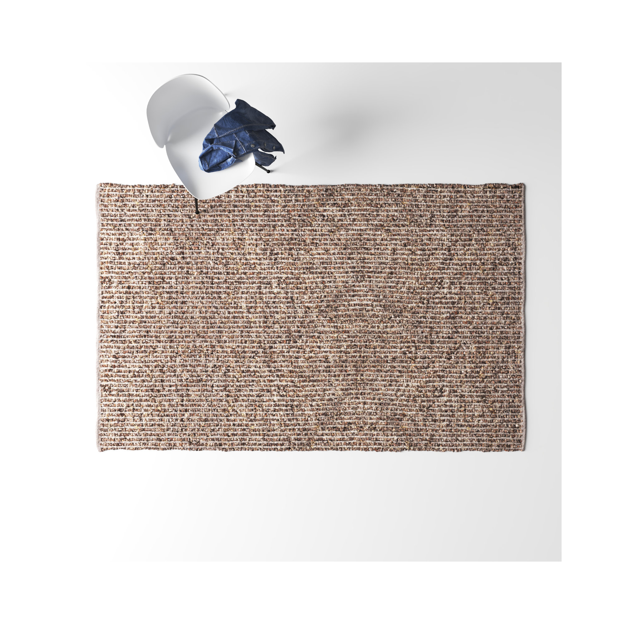 Murdock Ivory / Taupe Rug, Rectangle 5' x 8'