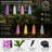 4 Pack Solar Delphinium Flower Stake Lights