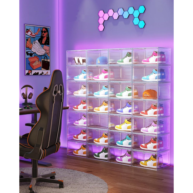 6 Pair Shoe Storage Box