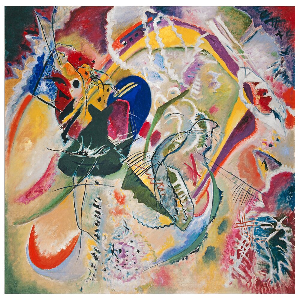 Leinwandbild Improvisation 35 von Wassily Kandinsky