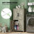Rustic Home Floor Storage Cabinet-1817586693