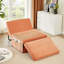 Canapé-lit polyvalent en velours côtelé moderne avec dossier inclinable, fauteuil convertible pour le salon et la chambre à coucher, idéal pour plusieurs utilisations