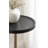 Mango Wood and Marble Round Side Table