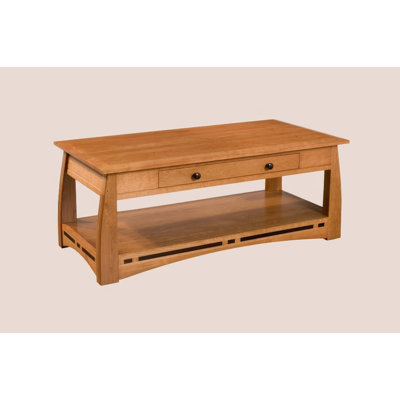  Table de cocktail héritage en cerisier massif et chêne de qualité avec finition en 7 étapes