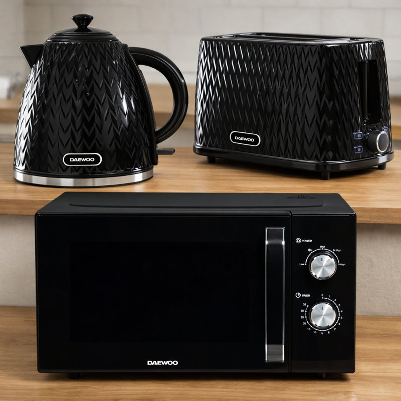 Daewoo Black Argyle Microwave